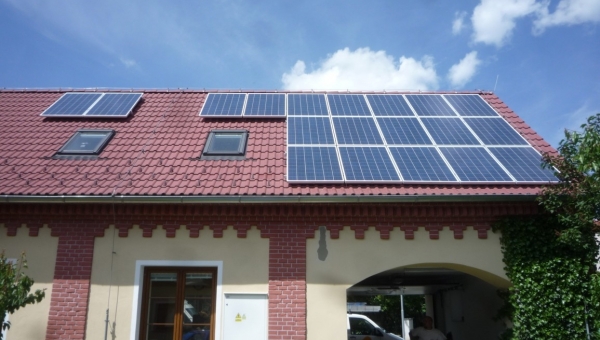 Třeboň - solární elektrárna 4,6kWp